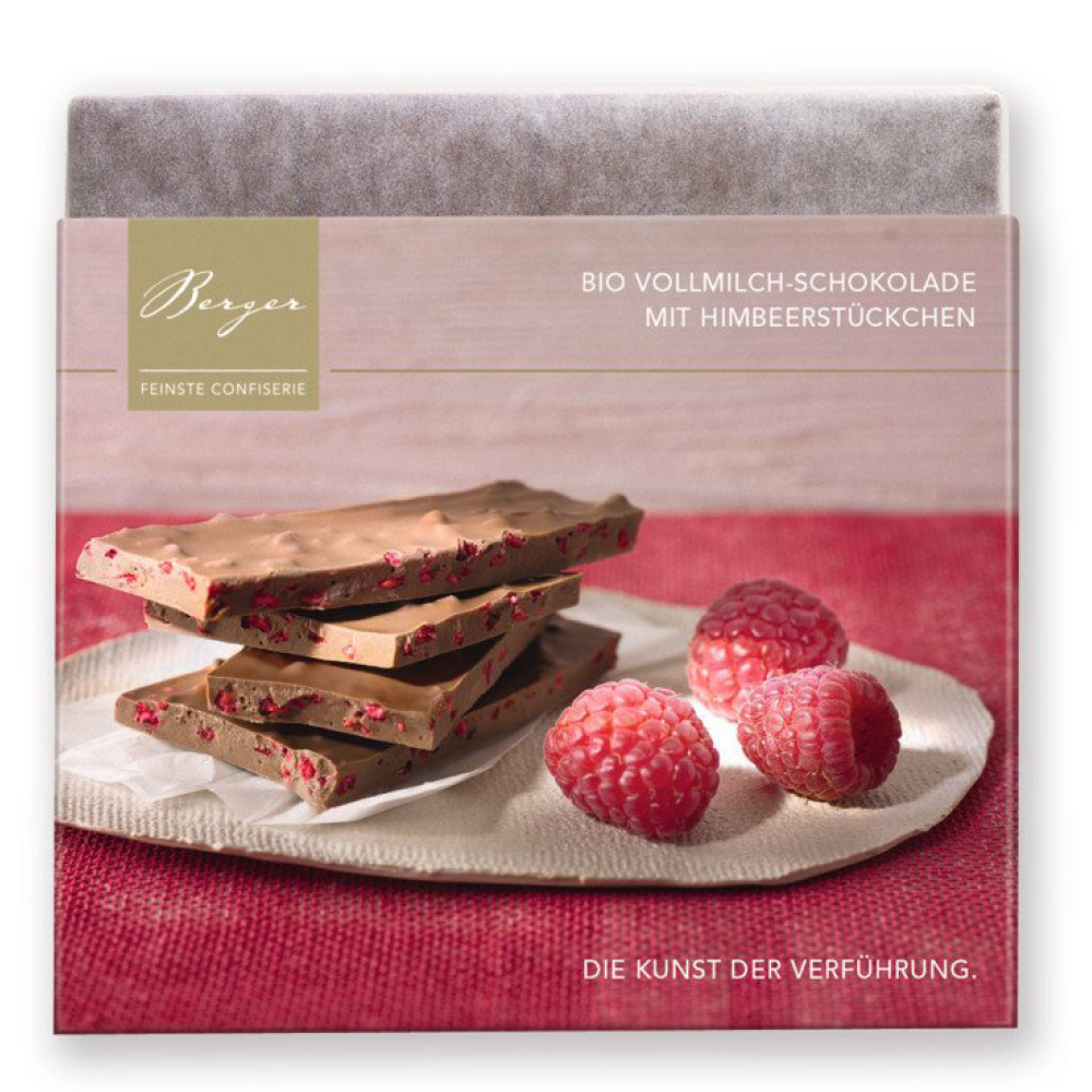 BERGER VM mit Himbeerst�ckchen 90g