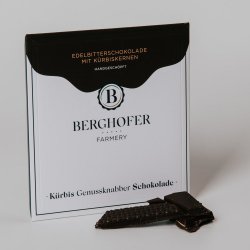 Berghofer K�rbiskernschoko Edelbitter | Vinofaktur Genussregal S�dsteiermark