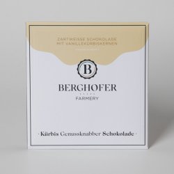 Berghofer K�rbiskerneschokolade Weiss | Vinofaktur Genussregal S�dsteiermark