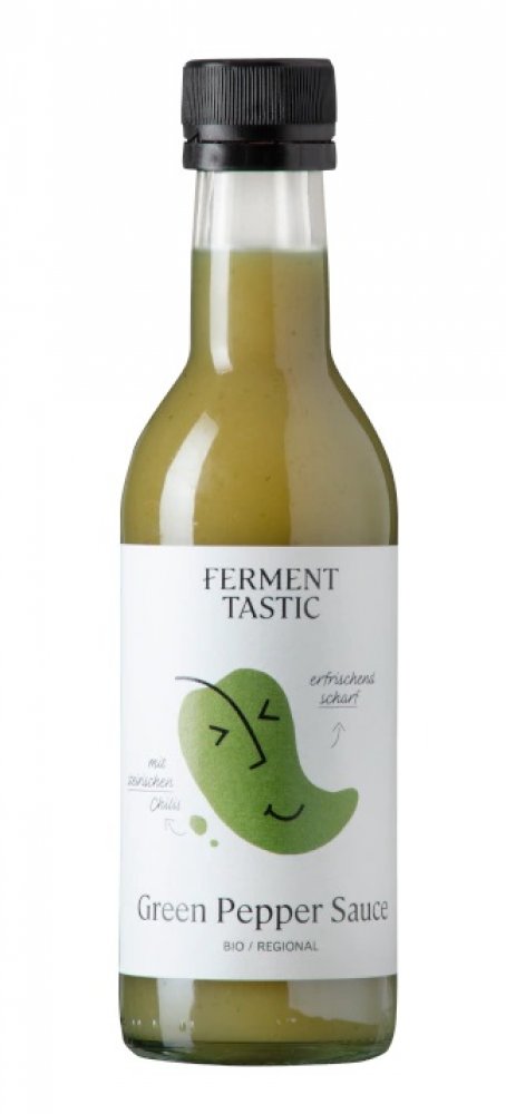 FERMENT TASTIC Green Pepper Sauce 250ml