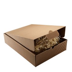 3er Geschenkkarton braun