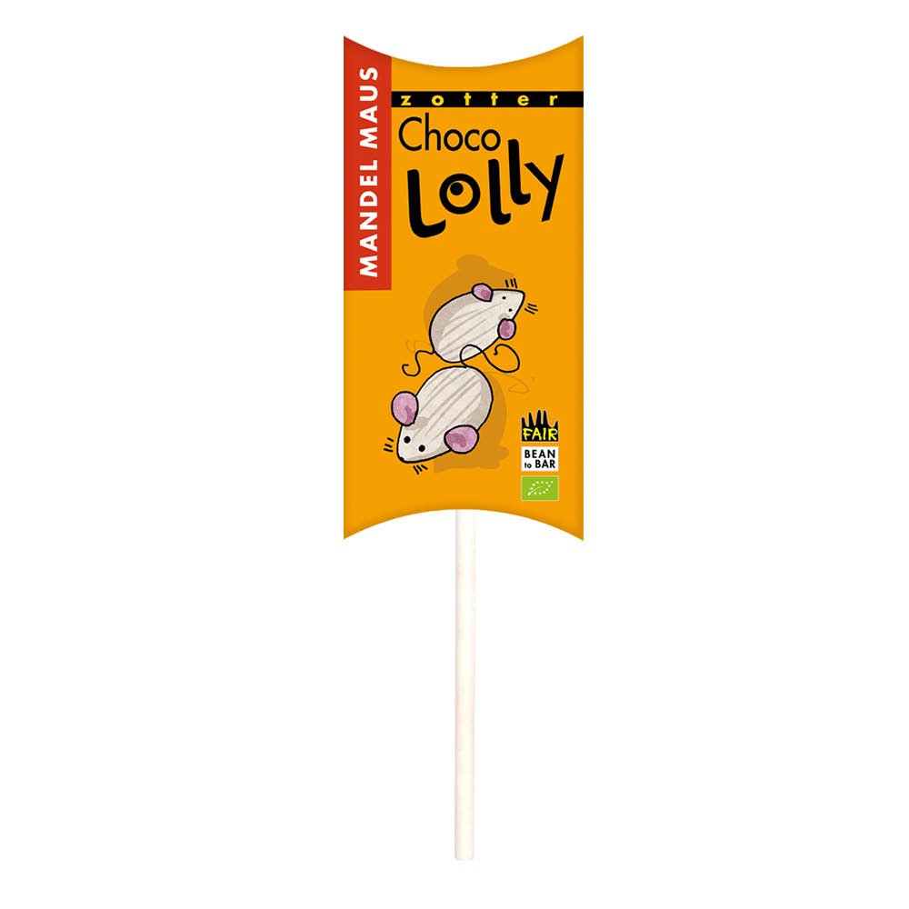 ZOTTER Choco Lolly Mandelmaus 20g