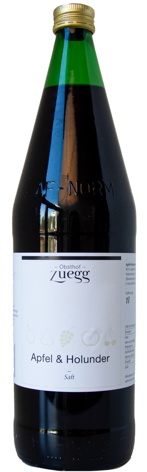 ZUEGG Apfel-Holunder 1,0 l
