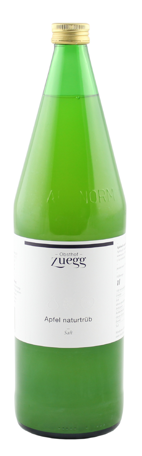 ZUEGG Apfelsaft naturtr�b 1l